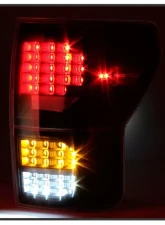 Xtune Black Smoke LED Tail Lights with LED Singal Function Toyota Tundra 2007-2013                                     - ALT-JH-TTU07-LED-G2-BSM - Image 6