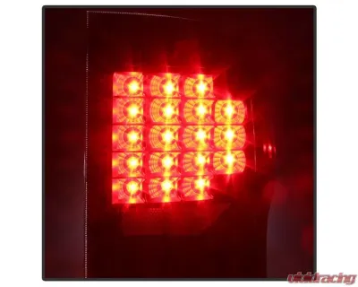Xtune Black Smoke LED Tail Lights with LED Singal Function Toyota Tundra 2007-2013 - ALT-JH-TTU07-LED-G2-BSM