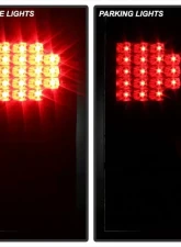 Xtune Black Smoke LED Tail Lights with LED Singal Function Toyota Tundra 2007-2013                                     - ALT-JH-TTU07-LED-G2-BSM - Image 9