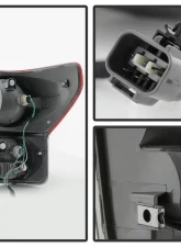 Xtune Left Driver Side OEM Style Tail Lights Toyota Tundra 2007-2009                                     - ALT-JH-TTU07-OE-L - Image 3