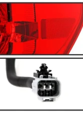 Xtune Left & Right OEM Style Tail Lights With Red Clear Lens Toyota Tundra 2007-2013                                     - ALT-JH-TTU10-OE-RC - Image 4