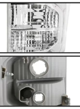 Xtune Left & Right OEM Style Tail Lights With Red Clear Lens Toyota Tundra 2007-2013                                     - ALT-JH-TTU10-OE-RC - Image 6
