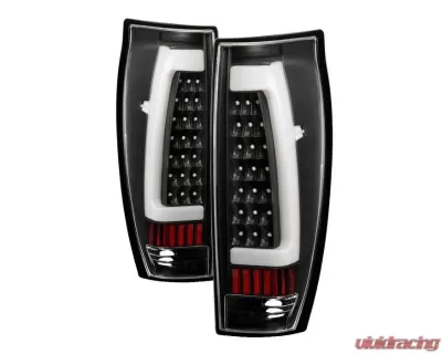 Xtune LED Tail Lights With Black Lens Chevrolet Avalanche 2002-2006 - ALT-ON-CAV02-LED-BK
