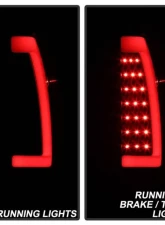 Xtune LED Tail Lights With Black Lens Chevrolet Avalanche 2002-2006                                     - ALT-ON-CAV02-LED-BK - Image 10
