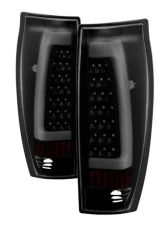 Xtune LED Tail Lights With Black Smoke Lens Chevrolet Avalanche 2002-2006                                     - ALT-ON-CAV02-LED-BSM - Image 10