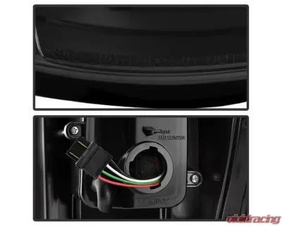 Xtune LED Tail Lights With Black Smoke Lens Chevrolet Avalanche 2002-2006 - ALT-ON-CAV02-LED-BSM