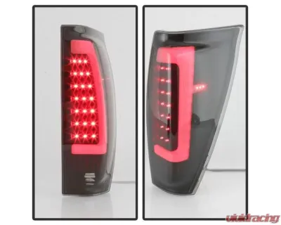 Xtune LED Tail Lights With Black Smoke Lens Chevrolet Avalanche 2002-2006 - ALT-ON-CAV02-LED-BSM