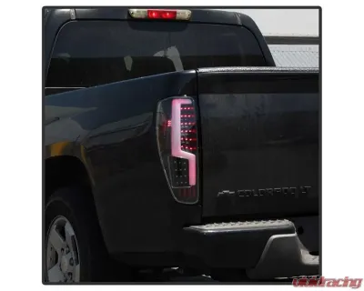 Xtune LED Tail Lights With Black Lens Chevrolet Colorado | GMC Canyon 2004-2013 - ALT-ON-CCO04-LED-BK