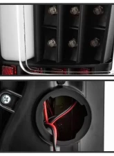 Xtune LED Tail Lights With Black Lens Chevrolet Colorado | GMC Canyon 2004-2013                                     - ALT-ON-CCO04-LED-BK - Image 4