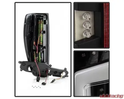 Xtune LED Tail Lights With Black Lens Chevrolet Colorado | GMC Canyon 2004-2013 - ALT-ON-CCO04-LED-BK
