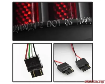 Xtune LED Tail Lights With Black Lens Chevrolet Colorado | GMC Canyon 2004-2013 - ALT-ON-CCO04-LED-BK