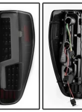 Xtune LED Tail Lights With Black Smoke Lens Chevrolet Colorado | GMC Canyon 2004-2013                                     - ALT-ON-CCO04-LED-BSM - Image 2
