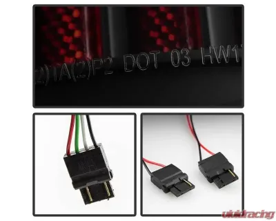 Xtune LED Tail Lights With Black Smoke Lens Chevrolet Colorado | GMC Canyon 2004-2013 - ALT-ON-CCO04-LED-BSM