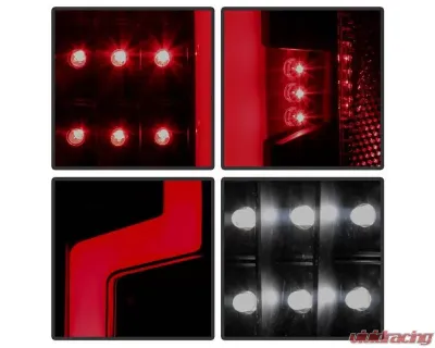 Xtune LED Tail Lights With Black Smoke Lens Chevrolet Colorado | GMC Canyon 2004-2013 - ALT-ON-CCO04-LED-BSM