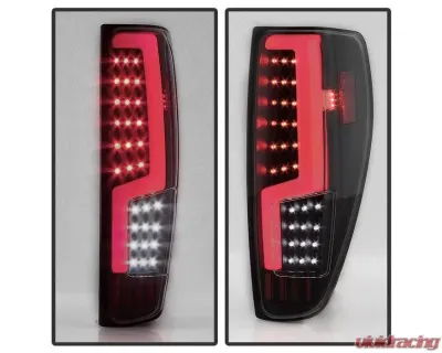 Xtune LED Tail Lights With Black Smoke Lens Chevrolet Colorado | GMC Canyon 2004-2013 - ALT-ON-CCO04-LED-BSM