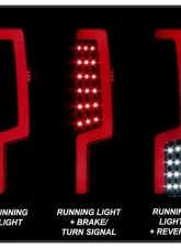 Xtune LED Tail Lights With Black Smoke Lens Chevrolet Colorado | GMC Canyon 2004-2013                                     - ALT-ON-CCO04-LED-BSM - Image 10