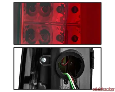 Xtune LED Tail Lights With Red Clear Lens Chevrolet Colorado | GMC Canyon 2004-2013 - ALT-ON-CCO04-LED-RC