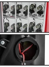 Xtune LED Tail Lights With Red Clear Lens Chevrolet Colorado | GMC Canyon 2004-2013                                     - ALT-ON-CCO04-LED-RC - Image 4