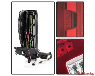 Xtune LED Tail Lights With Red Clear Lens Chevrolet Colorado | GMC Canyon 2004-2013 - ALT-ON-CCO04-LED-RC