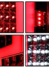 Xtune LED Tail Lights With Red Clear Lens Chevrolet Colorado | GMC Canyon 2004-2013                                     - ALT-ON-CCO04-LED-RC - Image 8