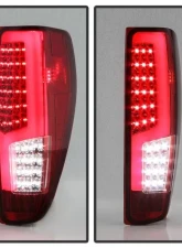 Xtune LED Tail Lights With Red Clear Lens Chevrolet Colorado | GMC Canyon 2004-2013                                     - ALT-ON-CCO04-LED-RC - Image 9