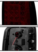 Xtune C Shape LED Tail Lights With Red Smoke Lens Chevrolet | GMC 2000-2006                                     - ALT-ON-CD00-G2-LED-RS - Image 3