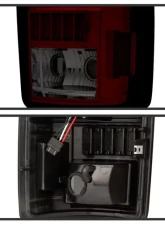 Xtune C Shape LED Tail Lights With Red Smoke Lens Chevrolet | GMC 2000-2006                                     - ALT-ON-CD00-G2-LED-RS - Image 4