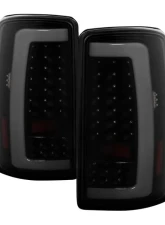 Xtune Light Bar C Shape Style LED Tail Lights With Black Smoke Lens Chevrolet | GMC 2000-2006                                     - ALT-ON-CD00-LBLED-BSM - Image 10