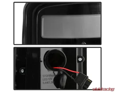 Xtune Light Bar C Shape Style LED Tail Lights With Black Smoke Lens Chevrolet | GMC 2000-2006 - ALT-ON-CD00-LBLED-BSM