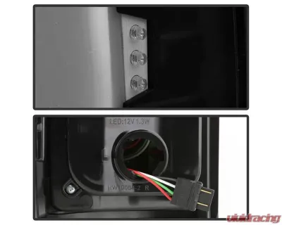 Xtune Light Bar C Shape Style LED Tail Lights With Black Smoke Lens Chevrolet | GMC 2000-2006 - ALT-ON-CD00-LBLED-BSM