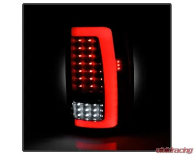 Xtune Light Bar C Shape Style LED Tail Lights With Black Smoke Lens Chevrolet | GMC 2000-2006 - ALT-ON-CD00-LBLED-BSM