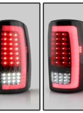 Xtune Light Bar C Shape Style LED Tail Lights With Black Smoke Lens Chevrolet | GMC 2000-2006                                     - ALT-ON-CD00-LBLED-BSM - Image 8