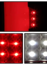 Xtune Light Bar C Shape Style LED Tail Lights With Black Smoke Lens Chevrolet | GMC 2000-2006                                     - ALT-ON-CD00-LBLED-BSM - Image 9