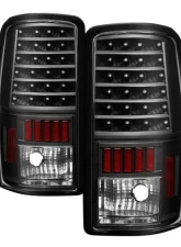 Xtune LED Tail Lights With Black Lens Chevrolet | GMC 2000-2006                                     - ALT-ON-CD00-LED-BK - Image 9