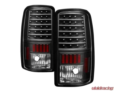 Xtune LED Tail Lights With Black Lens Chevrolet | GMC 2000-2006 - ALT-ON-CD00-LED-BK