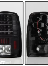 Xtune LED Tail Lights With Black Lens Chevrolet | GMC 2000-2006                                     - ALT-ON-CD00-LED-BK - Image 2