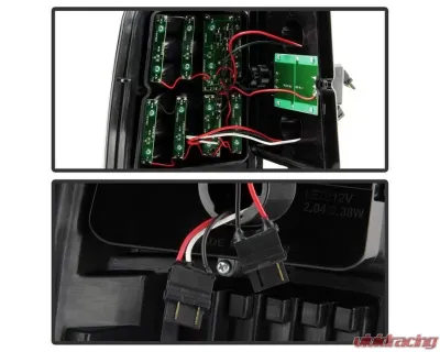 Xtune LED Tail Lights With Black Lens Chevrolet | GMC 2000-2006 - ALT-ON-CD00-LED-BK