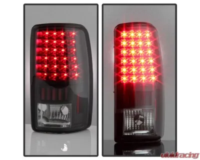 Xtune LED Tail Lights With Black Lens Chevrolet | GMC 2000-2006 - ALT-ON-CD00-LED-BK