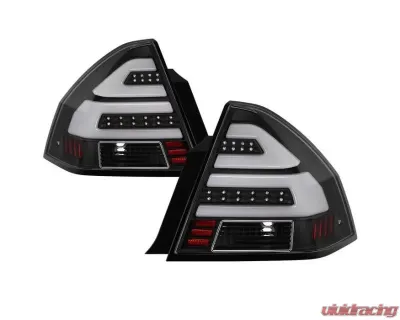 Xtune LED Tail Lights With Black Lens Chevrolet Impala 2006-2016 - ALT-ON-CHIP06-LED-BK