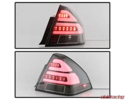 Xtune LED Tail Lights With Black Lens Chevrolet Impala 2006-2016 - ALT-ON-CHIP06-LED-BK