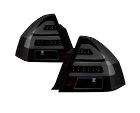 Xtune LED Tail Lights With Black Smoke Lens Chevrolet Impala 2006-2016