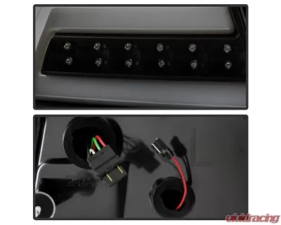 Xtune LED Tail Lights With Black Smoke Lens Chevrolet Impala 2006-2016 - ALT-ON-CHIP06-LED-BSM
