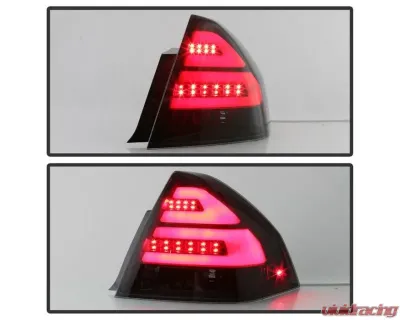 Xtune LED Tail Lights With Black Smoke Lens Chevrolet Impala 2006-2016 - ALT-ON-CHIP06-LED-BSM