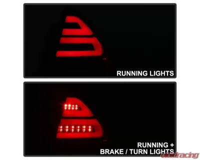 Xtune LED Tail Lights With Black Smoke Lens Chevrolet Impala 2006-2016 - ALT-ON-CHIP06-LED-BSM