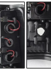 Xtune C-Shape LED Tail Lights With Black Smoke Lens Chevrolet Silverado 2003-2007                                     - ALT-ON-CS03-G2-LED-BSM - Image 4