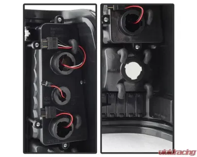 Xtune C-Shape LED Tail Lights With Black Smoke Lens Chevrolet Silverado 2003-2007 - ALT-ON-CS03-G2-LED-BSM