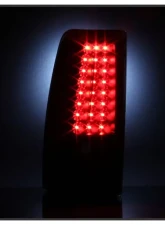 Xtune C-Shape LED Tail Lights With Black Smoke Lens Chevrolet Silverado 2003-2007                                     - ALT-ON-CS03-G2-LED-BSM - Image 6