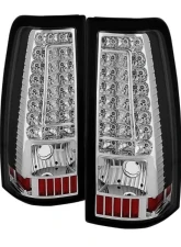 Xtune C-Shape LED Tail Lights With Chrome Lens Chevrolet Silverado 2003-2007                                     - ALT-ON-CS03-G2-LED-C - Image 6