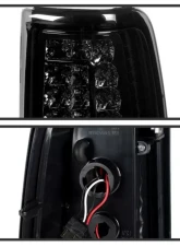 Xtune C-Shape LED Tail Lights With Smoke Lens Chevrolet Silverado 2003-2007                                     - ALT-ON-CS03-G2-LED-SM - Image 3