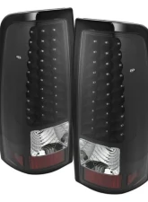 Xtune LED Tail Lights With Black Lens Chevrolet Silverado 2003-2007                                     - ALT-ON-CS03-LED-BK - Image 6